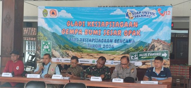 Gladi Posko Gempa Bumi dalam Rangka Memperingati Hari Kesiapsiagaan Bencana (HKB)Tahun 2026 di Trimulyo Perkuat Kesiapsiagaan Lintas Sektor