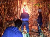 Damkarmat Kabupaten Bantul Melakukan OTT di Badegan Bantul