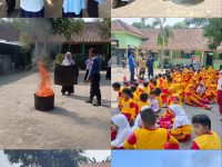 Damkarmat BPBD Bantul Semarakkan Hari Kedua MPLS 2026 Melalui Edukasi Pencegahan Kebakaran di Enam Sekolah
