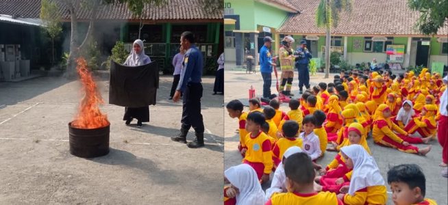 Damkarmat BPBD Bantul Semarakkan Hari Kedua MPLS 2026 Melalui Edukasi Pencegahan Kebakaran di Enam Sekolah