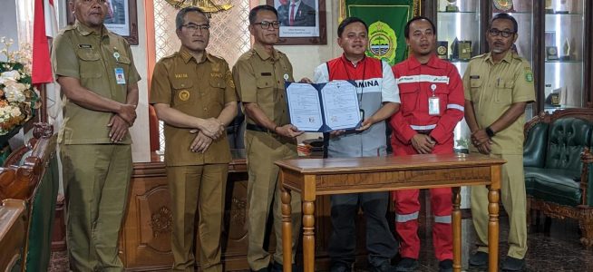 BPBD Bantul dan Pertamina Patra Niaga Fuel Terminal Rewulu Jalin Kerja Sama  dalam Penanggulangan Bencana