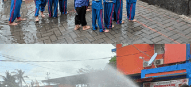 Edukasi Pemadam Kebakaran Pada Anak PAUD Taman Firdaus Banguntapan